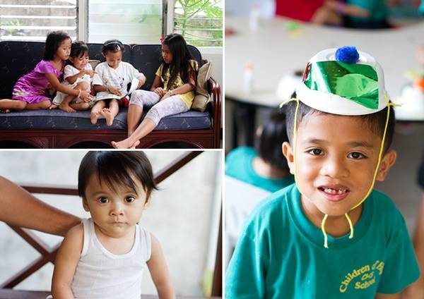 Collage of children.