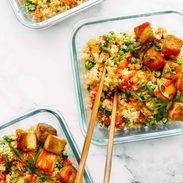A picture of Cauliflower Fried Rice with Crispy Tofu